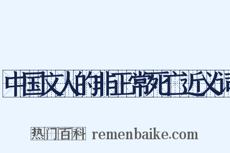 中国文人的非正常死亡近义词是什么意思的图片